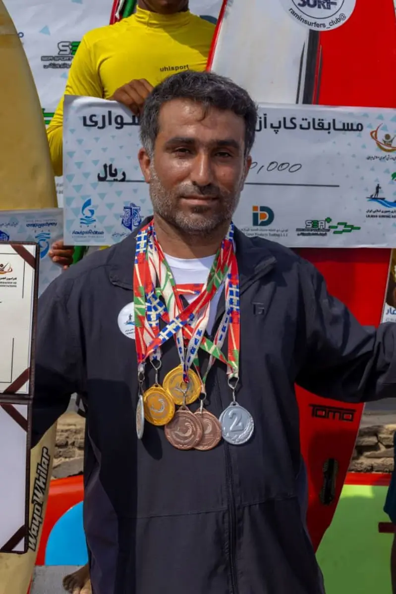 پیشکسوت موج‌سواری باشگاه رمین با افتخارات متعدد